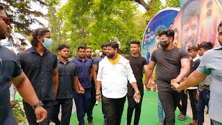 Gold Man Full Bouncers with Mass Entry at Chikoti Praveen anna 2023  Birthday celebrations Champapet