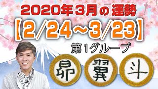 竹本光晴【宿曜占星術】 2020年3月 今月の運勢 昴宿・翼宿・斗宿