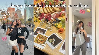 a (socially) productive uni vlog | life at brown, concerts \u0026 halloween with friends