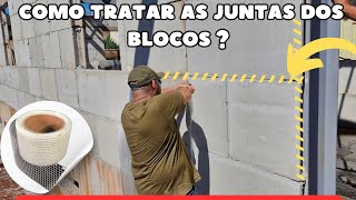 Como tratar as juntas dos BLOCOS ? #inovablocos #eps #construção #obras #blocom