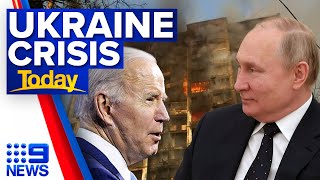Biden to visit Europe for talks on Ukraine crisis | 9 News Australia