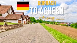 Driving in Germany 🇩🇪 from Durbach to Achern in May 2023.