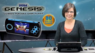 Ultimate Portable Gamer - Retro Sega Genesis / Master System Portable Video Game Player from AtGames