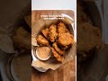 the crispiest nuggets dipped in hot honey ranch