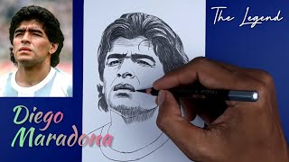 Drawing Diego Maradona