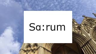 Sarum v. Sarum - The Great Debate