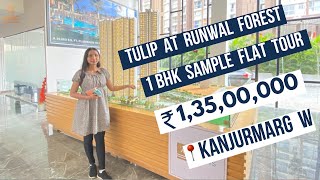 Tulip Tower Runwal Forests At 📍Kanjurmarg W, Mumbai || 1.5BHK luxurious Flats|| Nearing Possession |