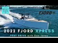 2022 Fjord 38 Xpress - TEST DRIVE in choppy water with Dan Jones