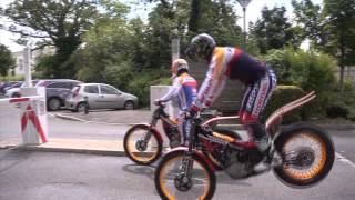 Toni Bou \u0026 Takahisa Fujinami World trials champions entertain Honda staff