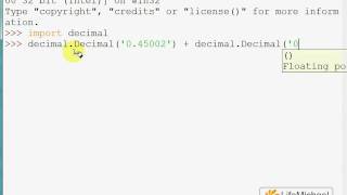 Python Decimal Value