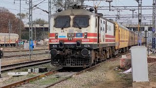 ICF Pessenger Train Att WAP5 | Hisar Jind Passenger Departure From Bathinda Junction