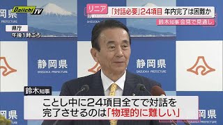 【リニア】県とＪＲ東海の対話が必要な項目“年内の対話完了難しい”との見方…知事が新春会見で示す(静岡)