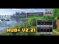 HUD+ v2.21 NEW Ui Minecraft 1.21+