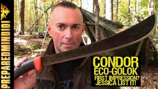 Condor Eco-Golok First Impressions: $35 Worth Of Awesome!  - Preparedmind101