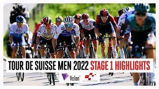 Surprise winner on the line | Tour de Suisse 2022 Stage 1 Highlights