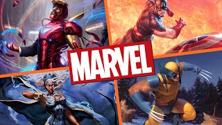 Iron Man, Captain America, Wolverine, Storm | Marvel Commander Gameplay