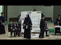 全日本出場決定戦2回戦【櫻井（立教大）×上野（桐蔭大）】第70回関東学生剣道選手権大会【2024年5月12日＠日本武道館】