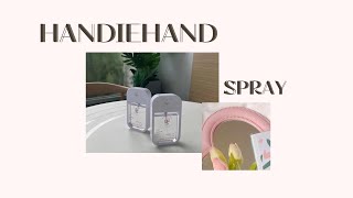 [🌷✨] โฆษณาผลิตภัณฑ์สเปรย์แอลกอฮอล์ Handiehand Spray