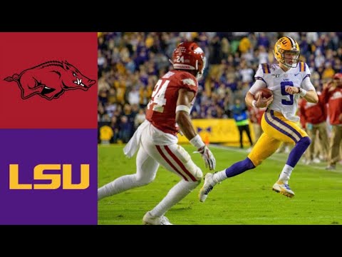 Arkansas Vs #1 LSU Highlights | NCAAF Week 13 | College Football ...