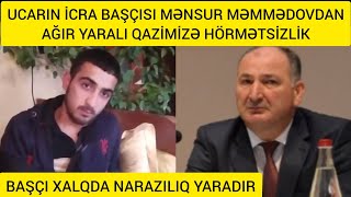 UCARIN İCRA BAŞÇISINDAN QAZİMİZƏ HÖRMƏTSİZLİK