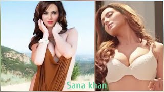 Sana khan front bumper pics