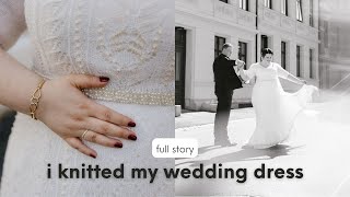 I Knitted & Sewed My Wedding Dress  I Full DIY Bridal Gown Journey