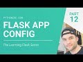 Flask app configuration - Python on the web - Learning Flask Series Pt. 12