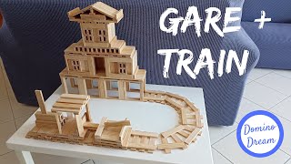 [Construction] Gare et train en kapla facile