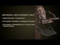 summit universal replacement seat product video clean