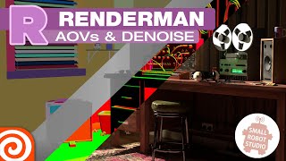Renderman 23 AOV's and Denoising [Houdini] Tutorial