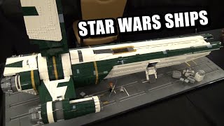 Custom LEGO Star Wars Stinger Mantis and MTT with Full Interiors