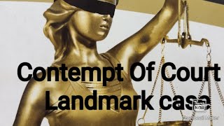 Contempt of Court case| Bal kishan Giri vs. State of UP, AIR 2014 SC | Criminal Contempt