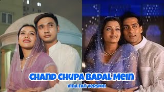 CHAND CHUPA BADAL MEIN - Vina Fan Parody Recreate - Aishwarya Rai Salman Khan - Hum Dil De Chuke