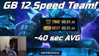 GB12 - 31sec Consistent Fast and Safe Team!  (~40sec avg) - Summoners War