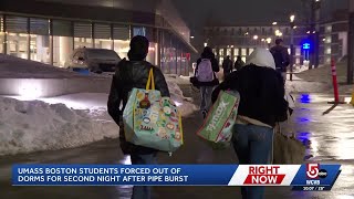 Burst pipe prompts UMass Boston residence hall closure