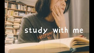 〖Ivy自习室〗study with me#7丨下雨天的学习记录，字幕里聊聊人际交往、读书小技巧