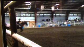 Barrel racing wreck - rope n run 2012