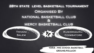 Triveni ,Salem Vs Kumaraguru,Coimbatore|NBC \u0026 MBA | 28th State Level Basketball Tournament