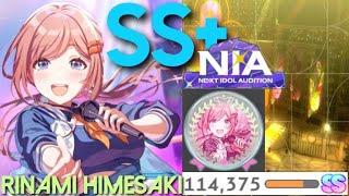 [Gakuen Idolm@ster] SSR Rinami Himesaki ( Campus Mode ) SS+ with 3654 stats before Finale