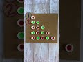 Counting and color matching #Apples #recyclediy #preschoolactivities ￼#math #sensoryplay #pattern