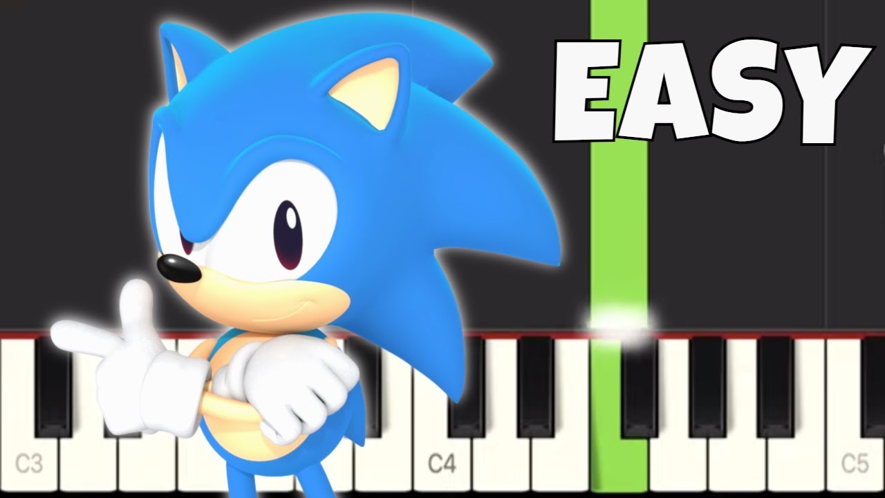 Sonic The Hedgehog Green Hill Zone Theme Easy Piano Tutorial Chords