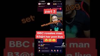 it's alleged that rosalee man beat her and r@pe her on tiktok live