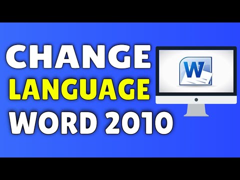 Как изменить язык в Microsoft Word 2010