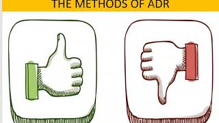 Civil process - Evaluation of ADR