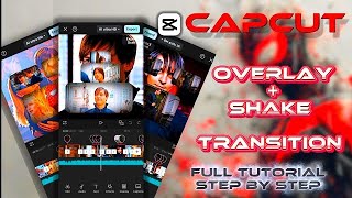 How to make overlay+shake transition in capcut | Full tutorial. #viral #shakeeffect #spidermanedit