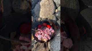 Live cooking on river stone for complete video plz subscribe #shorts #short #shortsviral #shortvideo