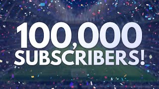 THANK YOU ALL, 100,000 SUBSCRIBERS!!!
