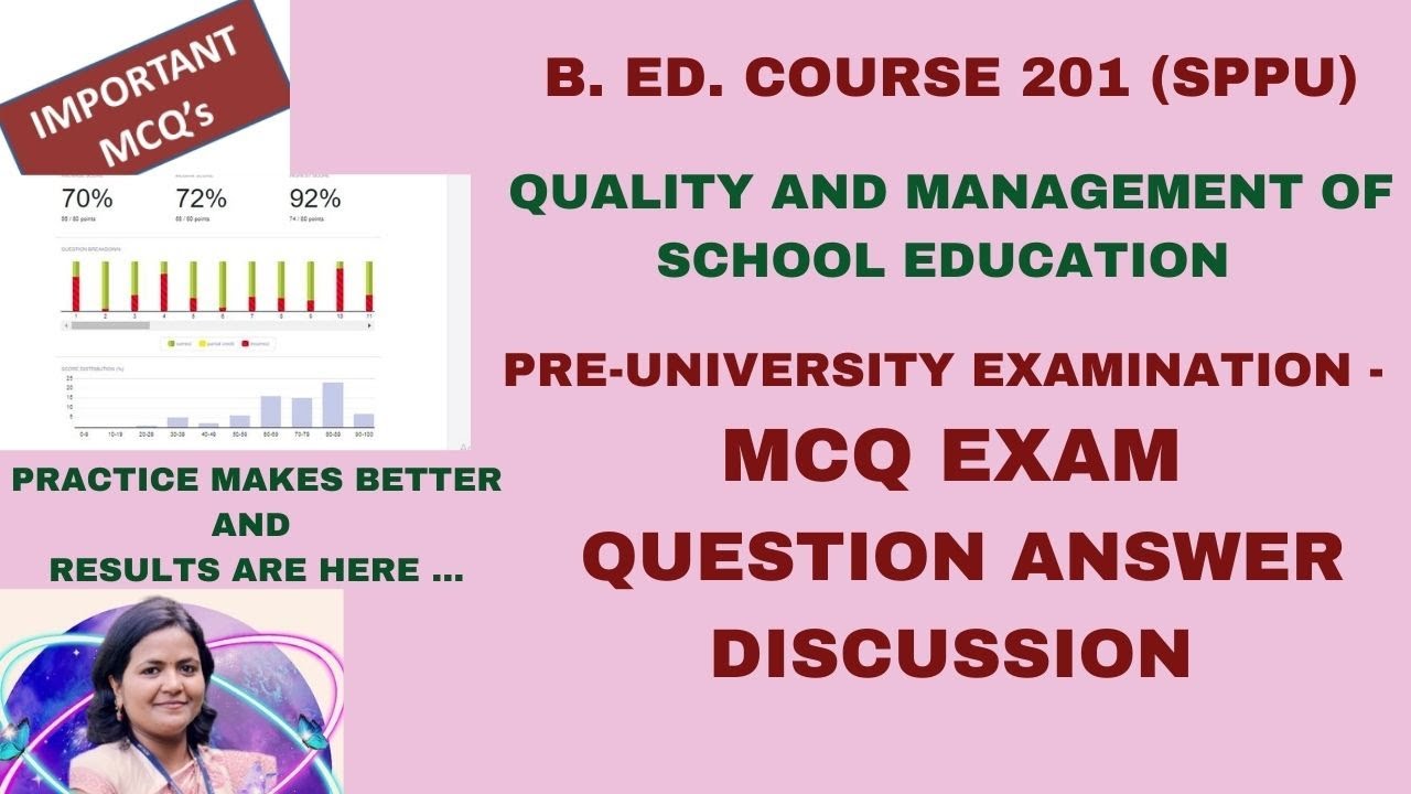 MCQs | Quality And Management Of School Education | School ...