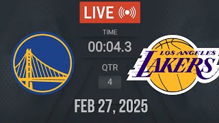 NBA LIVE! Golden State Warriors vs Los Angeles Lakers  | February 27, 2025 Full Gameplay | 2K25