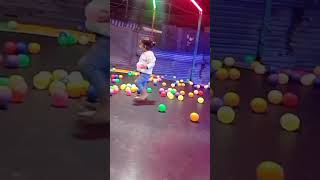 Aadya playing with balls 🏀 #happy #cute #youtube #playing #shorts